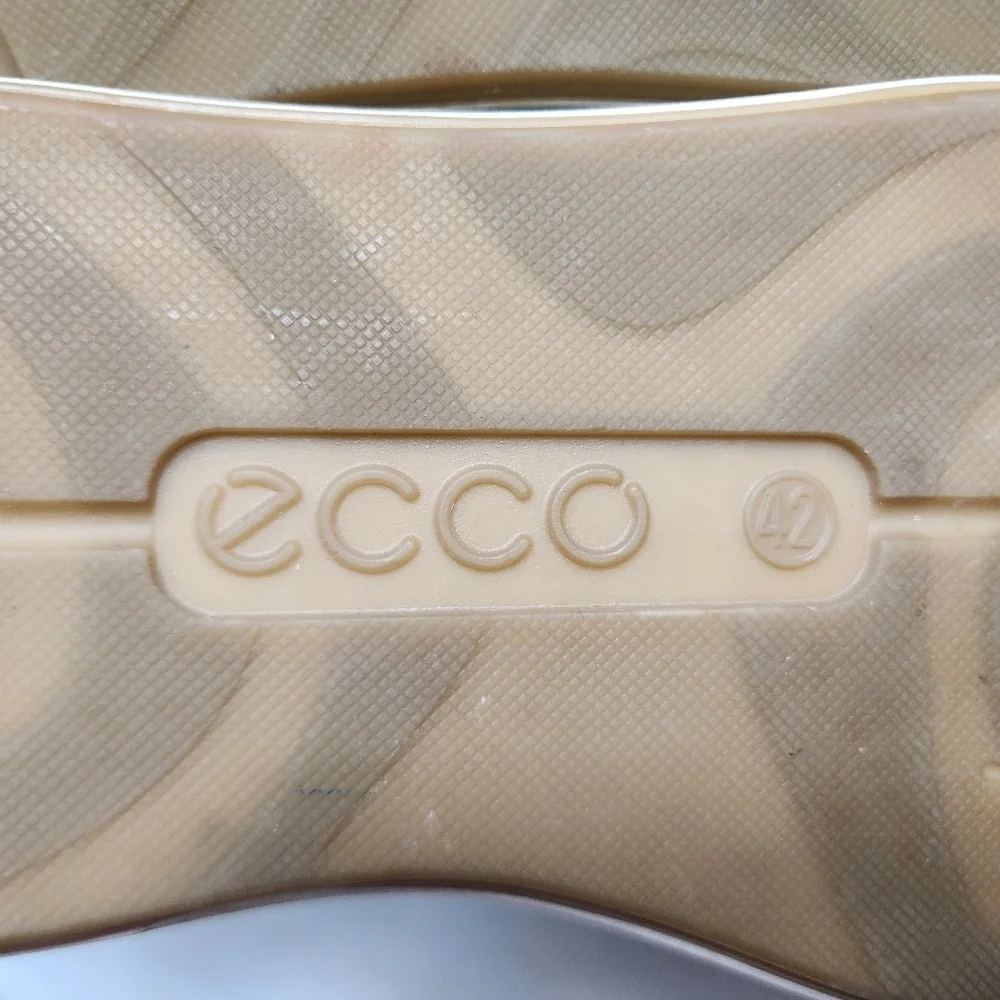 ECCO Mens |US9/EU42| Gray Nubuck Perforated Eisner Retro Shoes
